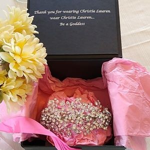 Stunning Christie Lauren Swarovski Headpiece